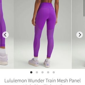 Lululemon Athletica Purple Leggings